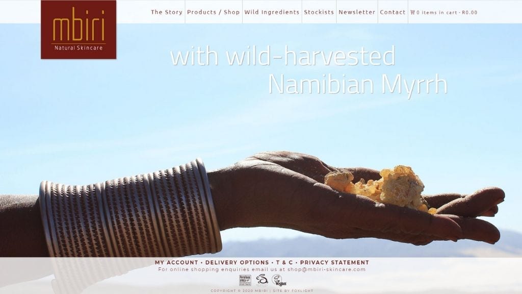 Kadealo, African Beauty Products Websites, Mbiri Natural Skincare, Namibia