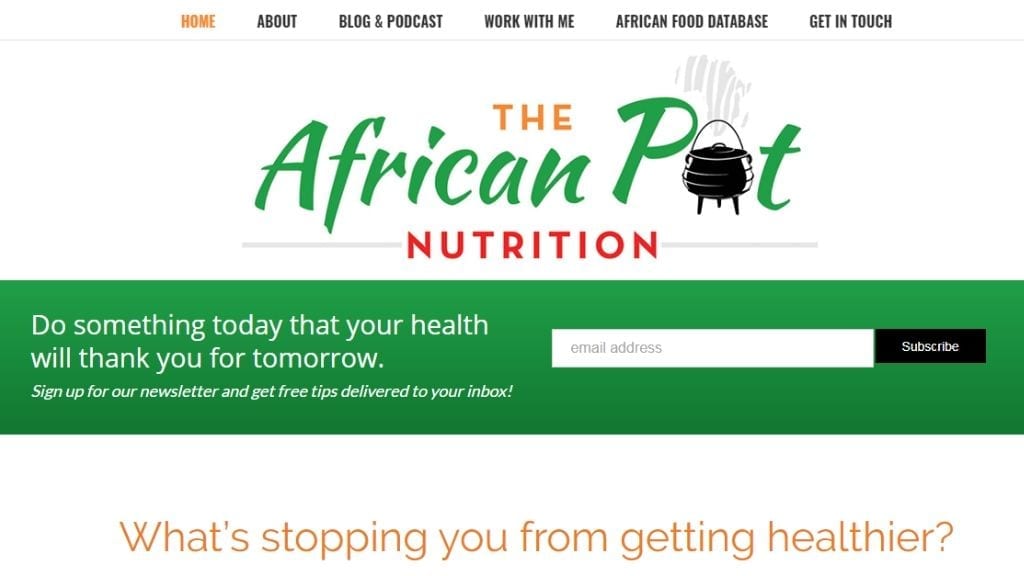 Kadealo, African Food Blog, The African Pot Nutrition