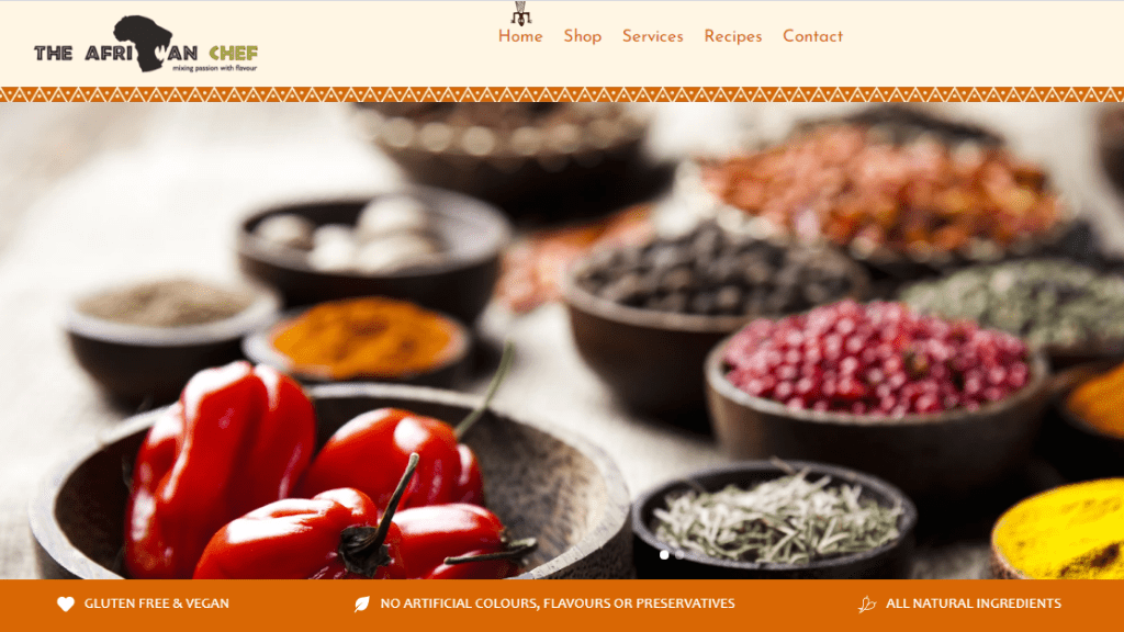 Kadealo, African Food and Condiments Websites, The African Chef, Zambia, UK