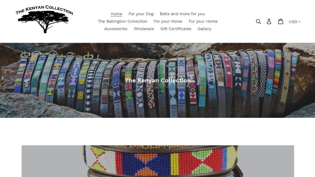 Kadealo African Arts and Crafts Website Beaded Dog Collars