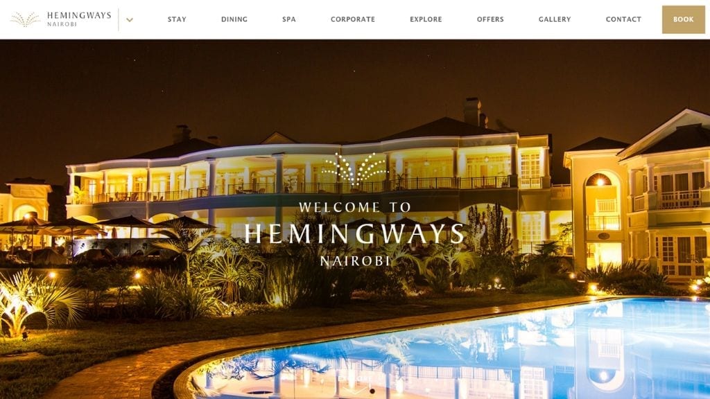 Kadealo, African Hotel, Hemingways, Nairobi, Kenya