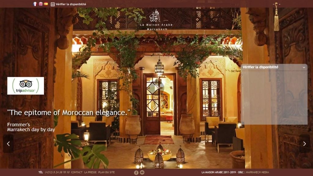 Kadealo, African Hotel, La Maison Arabe, Marrakech, Morocco