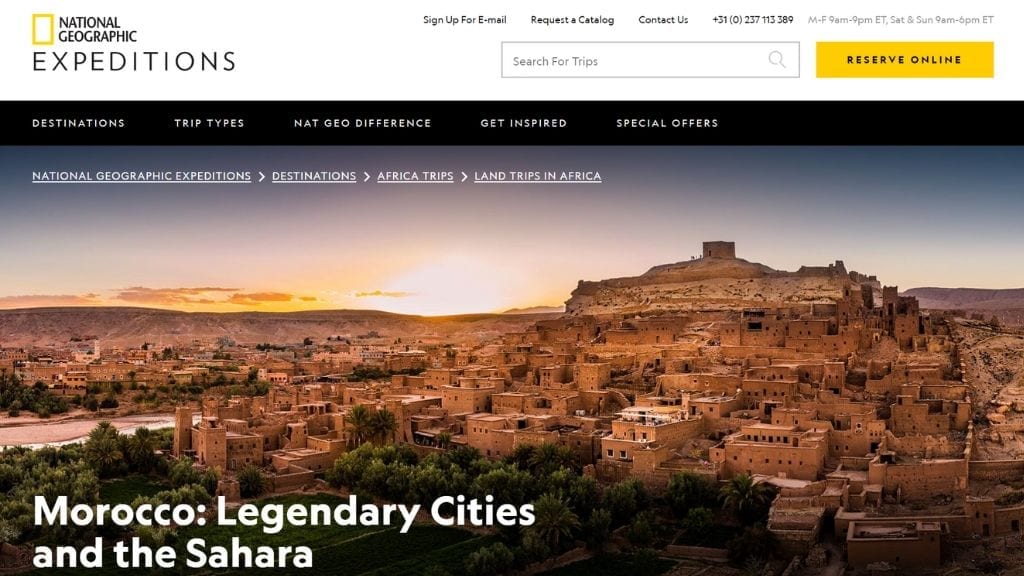 Kadealo, African Tour Operators, National Geographic Adventures, Morocco