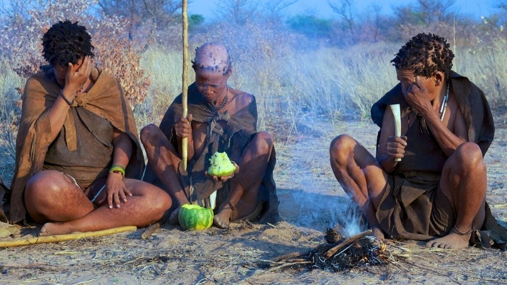 Kadealo, African Tribes, San Bushmen, Botswana