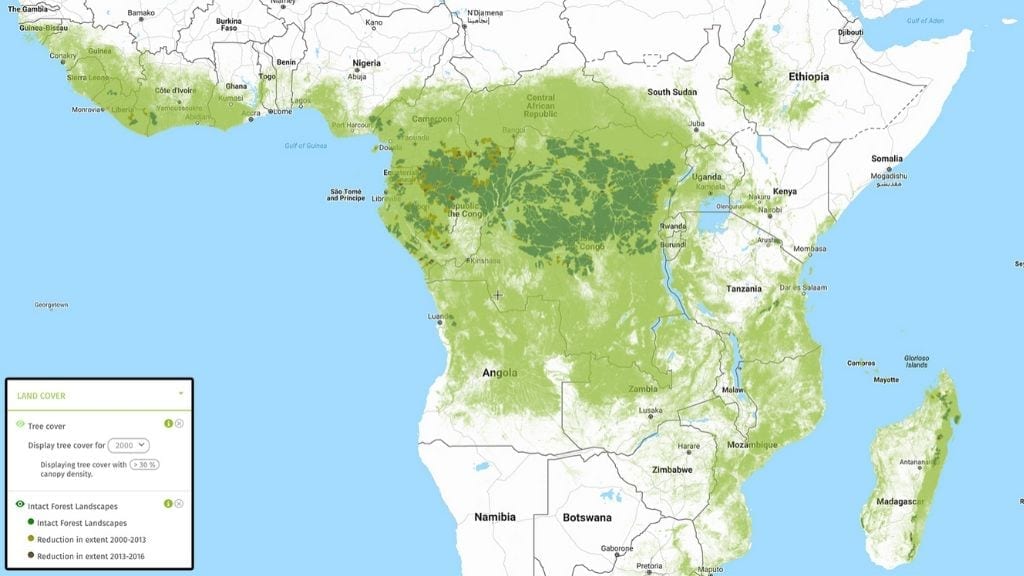 Kadealo, Maps of Africa, African Forests